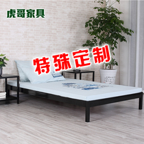 Simple iron bed iron bed bed double bed 1 5 meters 1 8 meters single bed 1 2 meters childrens bed Korean-style collapsed Rice