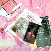 ins cartoon girl mobile phone waterproof bag Japanese fresh summer flamingo lanyard swimming hot spring mobile phone bag