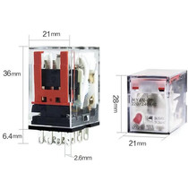 Omron small electromagnetic intermediate relay MY4N-GS AC220VAC with light 14 pin 5A four open four closed