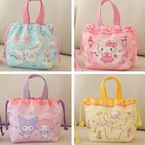 ) Day Ensemble Meleti Cute Big Ear Dog Cartoon Lunch Box Bag Lunch Handbag Pumping Rope Bunches To Work