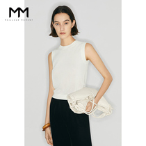 Mai meng MM21 summer new style solid color knitted sleeveless vest bottoming vest female 5C4230461