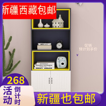 Xinjiang Tibet Bookshelf floor with door minimalist light extravaganza Living room Bedroom Bedroom Balcony Office Wooden Four Floors