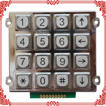 16-bit indicator arrow zinc alloy keys mechanical and electronic equipment numeric keyboard 4X4 matrix metal keys