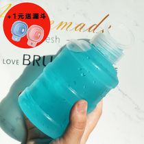 Net red creative disposable bucket milk tea bottle lemon tea domineering treasure mini milk tea bucket PET bottle