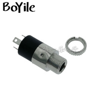Headphone socket PJ-392 three legs vertical 3p with screw two channel stereo audio mother seat 3 5MM