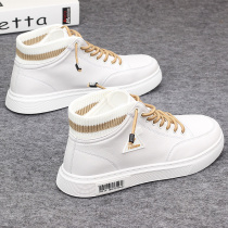 Hong Kong same Supreme mens shoes tide brand all-match trend breathable sports casual high-top sneakers