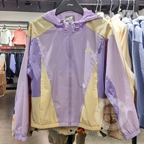 Li Ning windbreaker womens 2022 spring new loose hooded windproof breathable sports cardigan jacket AFDS028