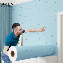 Bedroom warm wallpaper self-adhesive PVC college dormitory wall wallpaper waterproof and moisture-proof desktop wardrobe sticker