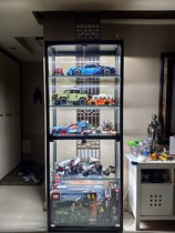 Custom boutique model display cabinet LEGO Dabing people glass cabinet display cabinet Car statue hand-made display stand toys