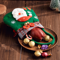 Christmas gift bag candy bag childrens small gift Ping An fruit box old man Christmas Eve tote bag