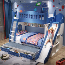 Childrens cots bed boy Wood two bunk bed bunk bed with bendies safely across the finish line in a bunk bed as well as pillow bed double double