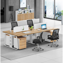Xian Office Furniture Brief Hyundai 2 46 Peoples Desk Composition Employees Desk Staff Computer Desk Chair
