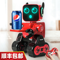 Net red dancing robot childrens toy boy small intelligent dialogue remote control programming early education will dance electric female