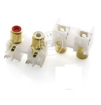 AV2-8 4-12B audio socket RCA female socket Lotus socket 2 position RCA-212 female socket gold-plated