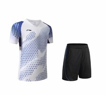 Badminton suit suit mens and womens sports suit jacket short sleeve table tennis suit shorts quick-dry breathable match suit seal