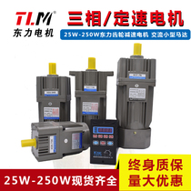 Dongli reduction Motor three-phase 220V three-phase 380V reduction motor micro slow motor gear reduction