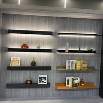 Wine cabinet one-shaped partition shelf wall light bookshelf light display cabinet wall light led induction light strip