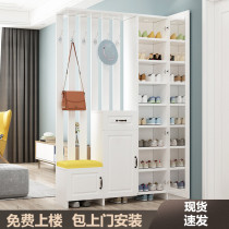 Nordic entrance entrance cabinet Modern simple living room double-sided partition Shoe cabinet Room screen decoration shelf Wine cabinet