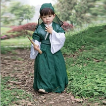 Childrens ancient clothes boy Han clothes Tang suit Aaway the same style of acting out of the country Flutter Book Fairy 61 Performance Costume Summer