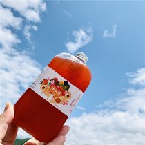 Net celebrity appetizer iced hawthorn juice drink bottled full box childrens pure fruit juice sweet and sour without adding non-concentrated