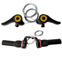  Mountain bike Bicycle Mountain bike Racing One-piece gear shifter Gear-mounted transmission Finger dial speed control