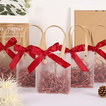 ins Wind gift bag high-grade wedding creative candy bag bag bag wedding pvc transparent hand gift tote bag