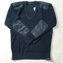 Blue sky sweater Zhejiang Jiajia cadres warm and cold-proof sweater blue anti-shrink Australian woolen sweater
