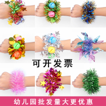 Wrist flower childrens kindergarten performance hand flower dance performance cheerleader props June 1 girl bridesmaid square dance