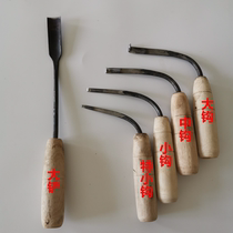 Aarwood knife tool knife wood carving knife planing incense knife scraper hook wire shovel knife straight scimitar a small hook knife