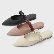 c small k single shoes 2022 new flat heel sandals Baotou Half slippers women Summer outwear Fashion Mueller shoes 70920073