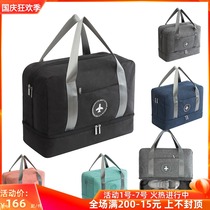 Golf clothes bag waterproof and wear-resistant golf sports shoes bag men and women nylon ball bag travel bag travel bag