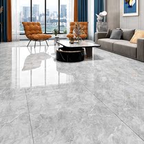 Tile floor tiles 800x800 living room bedroom gray connected whole body marble floor tiles Foshan simple magnetic tiles