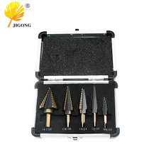 Ji Gong triangle handle step drill pagoda drill bit stage drill reamer steel plate iron plate aluminum plate drilling