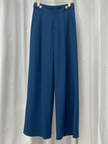Great Honghong VEE Skys mirror Sensation Temperament Broadlegged Pants 2022 Summer New small crowd Temperament Casual Long