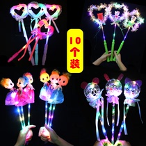 2021 hot new night market luminous flash stick stall luminous toy Yiwu source net red to push small gifts
