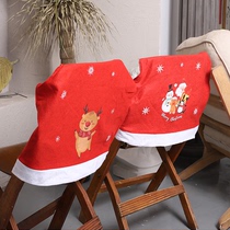 Christmas Hat Chair Cover Oversized Christmas Hat Chair Christmas Hat Restaurant Christmas Event Decoration