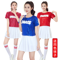 Cheerleaders cheerleading costumes female June 1 new Korean sequin jazz dance clothes female cheerleading performance costumes