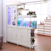 European style fish tank Living room partition cabinet Entrance cabinet Double-sided wine cabinet Hall cabinet Foyer cabinet Screen decorative cabinet Shoe cabinet