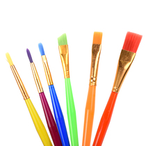 Childrens brush set Kindergarten cute watercolor gouache acrylic paint brush Art painting oil painting brush