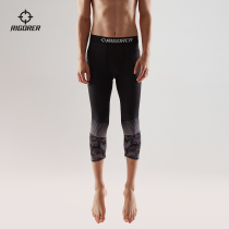 Approver 2022 new compression seven-point pants mens basketball Running training Fitness Competition to protect muscular skintight pants
