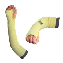 Hetel 0051 anti-cut protective arm double layer anti-cut yarn compiled by magic buckle to prevent cuts