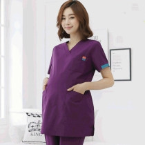 Korean version of pregnant womens surgical clothes brush hand clothes wash clothes dentist work clothes pediatric hospital plastic clothes front desk clothes