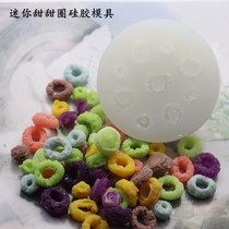 February hand made mini donut mold chocolate simulation dessert cake decorating scented candle DIY material