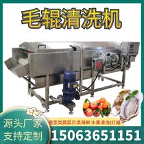 Sea oyster sea cucumber brush cleaning machine orange wokan cleaning waxing equipment sugar cane Taro cleaning and peeling machine
