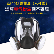 6800 spray paint special gas mask dustproof industrial dust formaldehyde gas transparent full mask protective mask