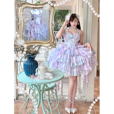 taobao agent [Starlight Mermaid Ji] Mermaid theme lolita Romantic atmosphere Princess temperament island resort dress