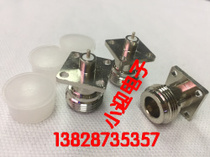 Pure copper N-KFD connector N type female core] RF microstrip flange 17.5 *17.5 small square board connection