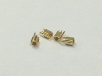 MMCX-KEMMCX mother seat inner hole full copper radio frequency coaxial connector patch-type partial-foot plugboard welded plate joint