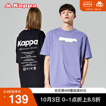 Kappa Kappa couples men and women sports short sleeve size T-shirt summer design print half sleeve casual short sleeve