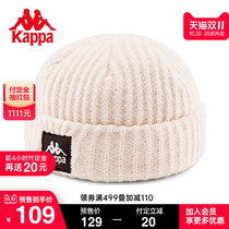 Kappa Kappa knit cap 2021 new couple men and women warm wool cap hip hop melon leather cap K0BZ8ME05